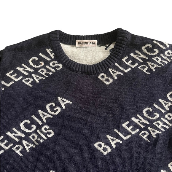 SOLD Balenciaga Cashmere Sweater - Picture 4 of 10